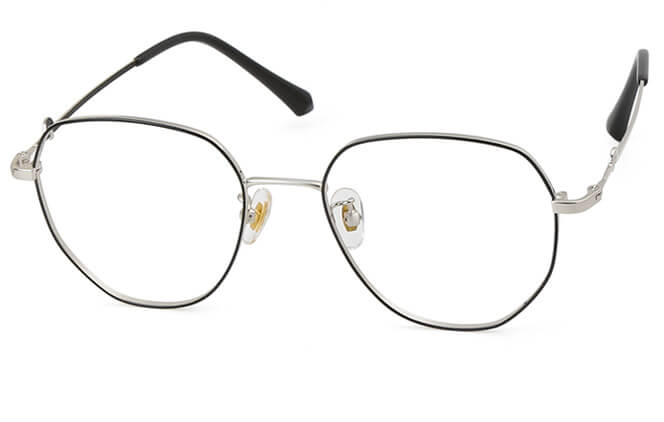 

Heesch Round Eyeglasse, Black