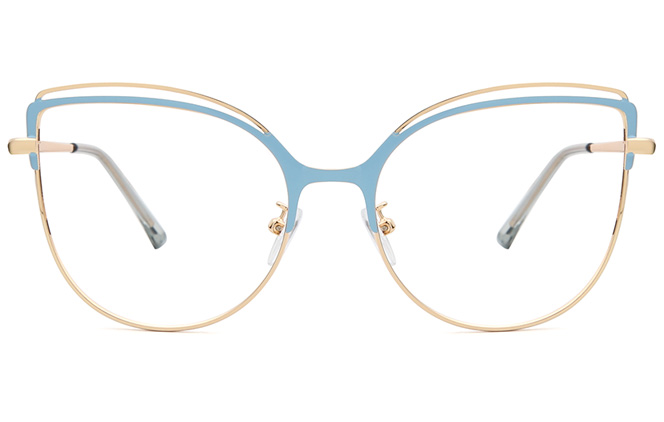 Britney Spring Hinge Cat Eye Eyeglasses
