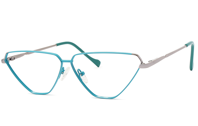 

100266 Spring Hinges Cateye Eyeglasses, Blue