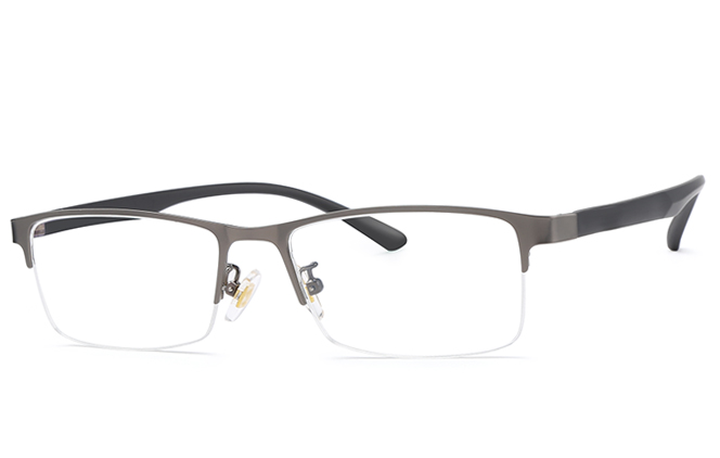 

100267 Half Rim Rectangle Eyeglasses