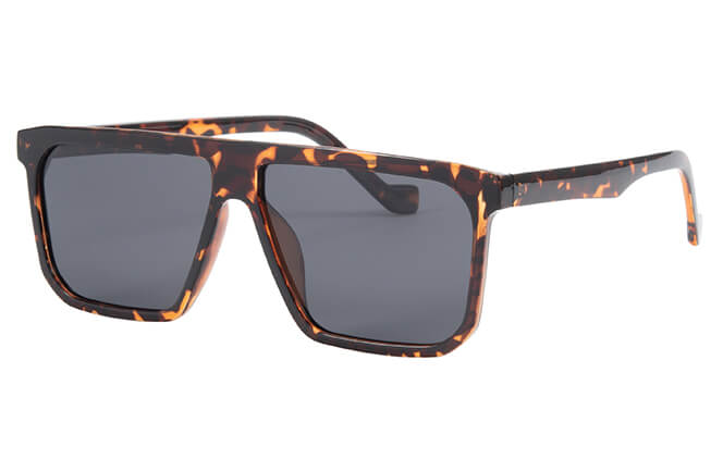 

100278 Rectangle Sunglasses, Tortoiseshell