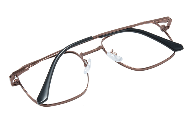 100316 Square Spring Hinge Eyeglasses