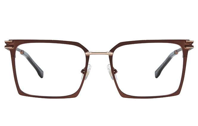 100358 Rectangle Spring Hinge Eyeglasses