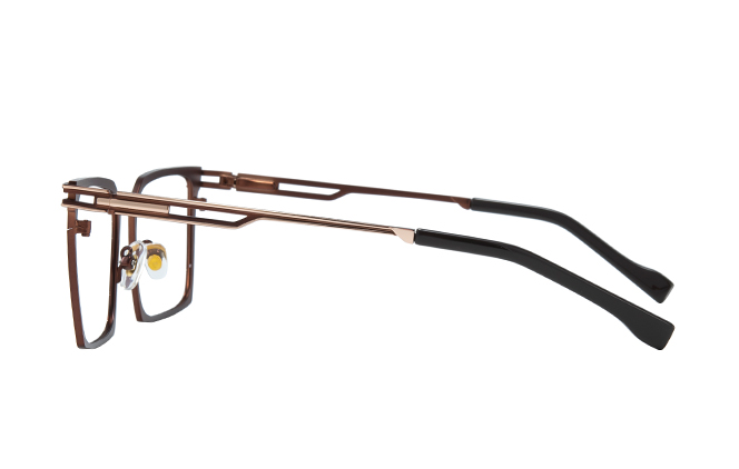 100358 Rectangle Spring Hinge Eyeglasses