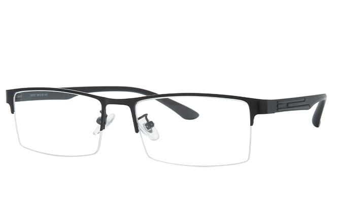

100362 Rectangle Eyeglasses, Black