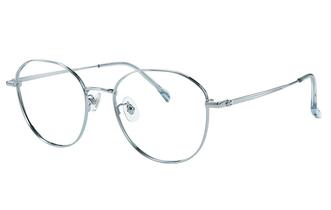 100370 Geometric Titanium Eyeglasses