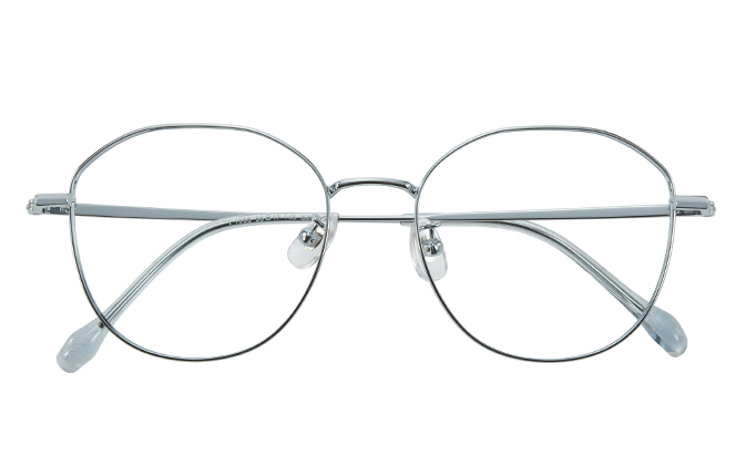 100370 Geometric Titanium Eyeglasses