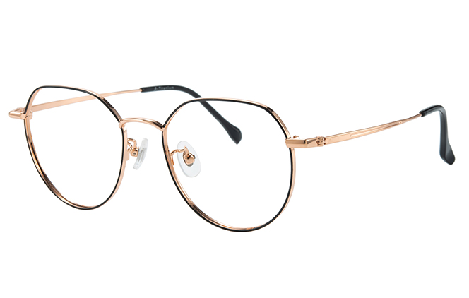 100371 Geometric Titanium Eyeglasses