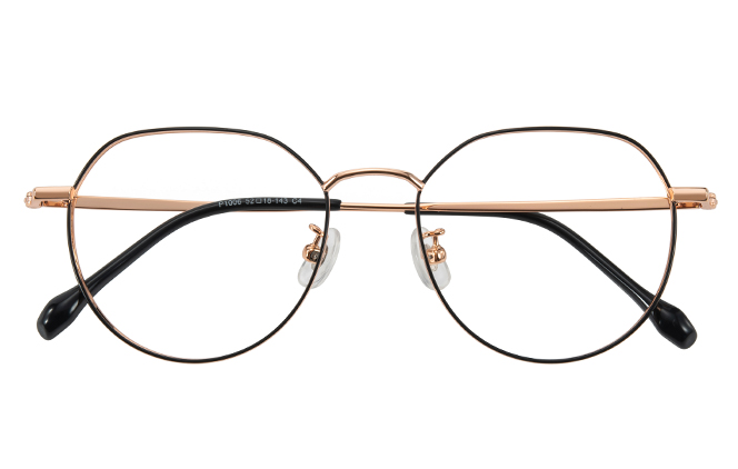 100371 Geometric Titanium Eyeglasses