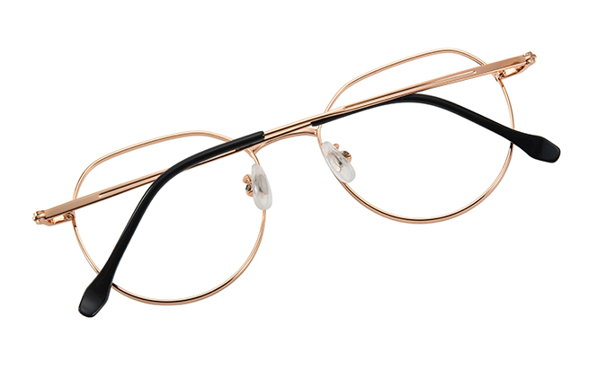 100371 Geometric Titanium Eyeglasses