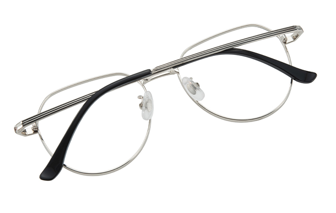 100372 Geometric Titanium Eyeglasses