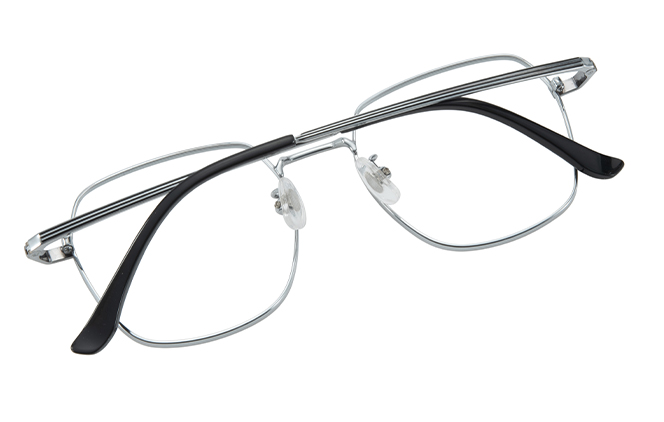 100373 Geometric Titanium Eyeglasses