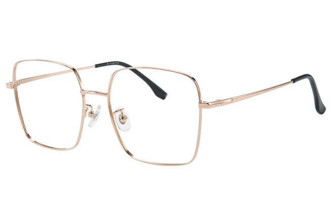 100375 Square Titanium Eyeglasses