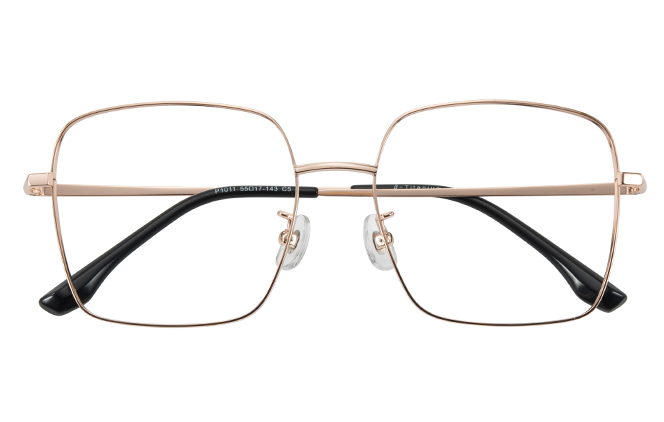 100375 Square Titanium Eyeglasses