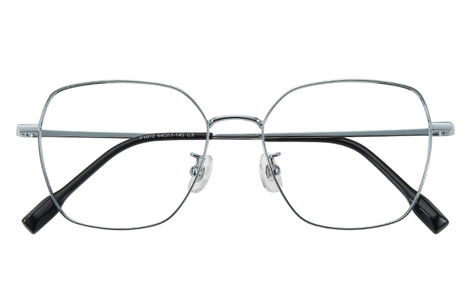 100376 Geometric Titanium Eyeglasses