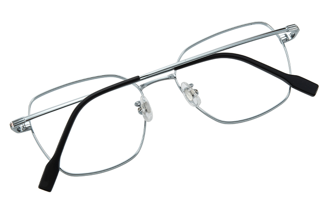 100376 Geometric Titanium Eyeglasses