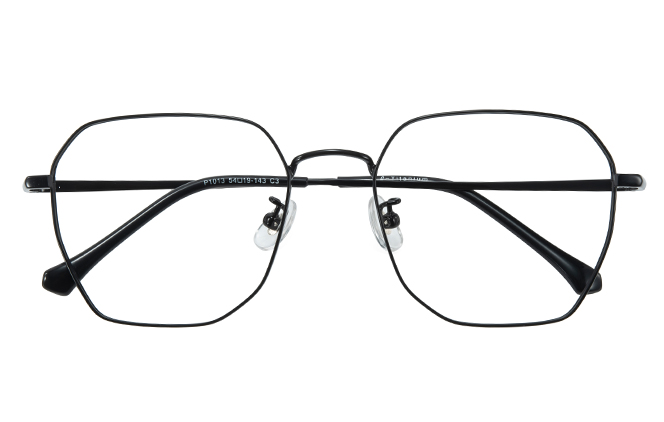 100377 Geometric Titanium Eyeglasses