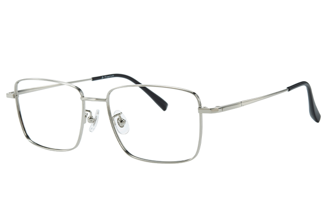 100378 Rectangle Titanium Eyeglasses