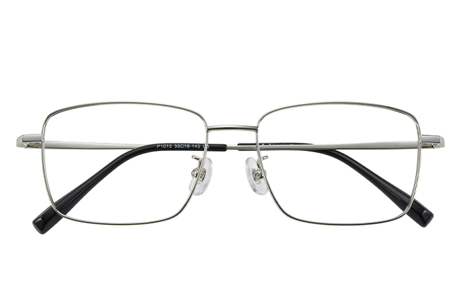 100378 Rectangle Titanium Eyeglasses