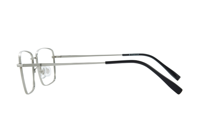 100378 Rectangle Titanium Eyeglasses