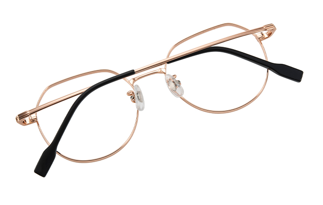 100379 Geometric Titanium Eyeglasses