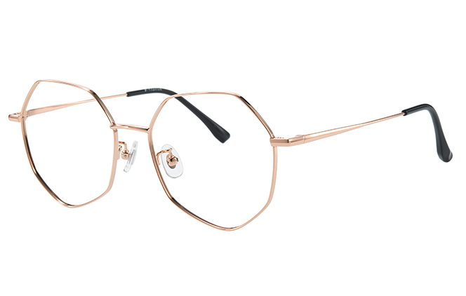 100380 Geometric Titanium Eyeglasses
