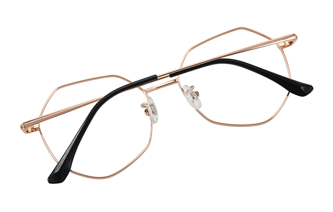 100380 Geometric Titanium Eyeglasses