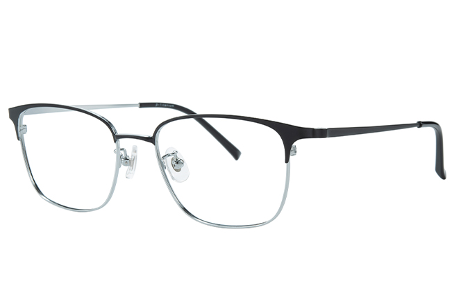 100381 Browline Titanium Eyeglasses