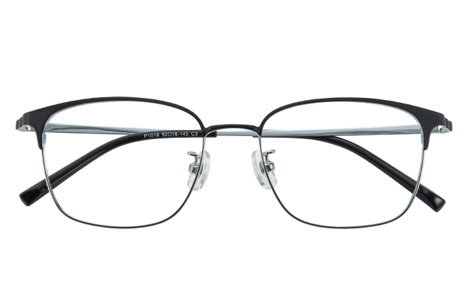100381 Browline Titanium Eyeglasses