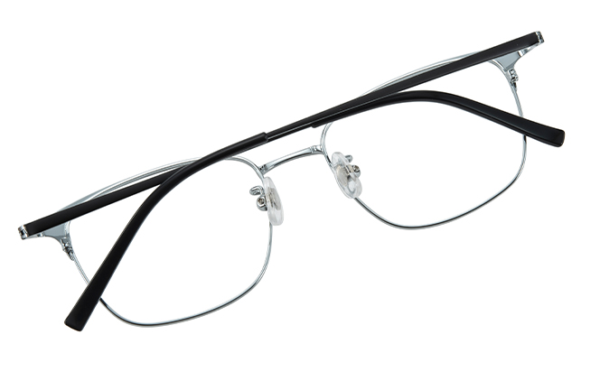 100381 Browline Titanium Eyeglasses