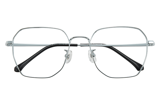 100393 Geometric Titanium Eyeglasses
