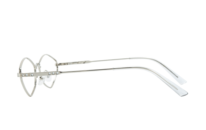 100394 Geometric Spring Hinge Eyeglasses