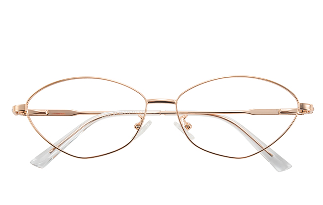 100395 Geometric Spring Hinge Eyeglasses