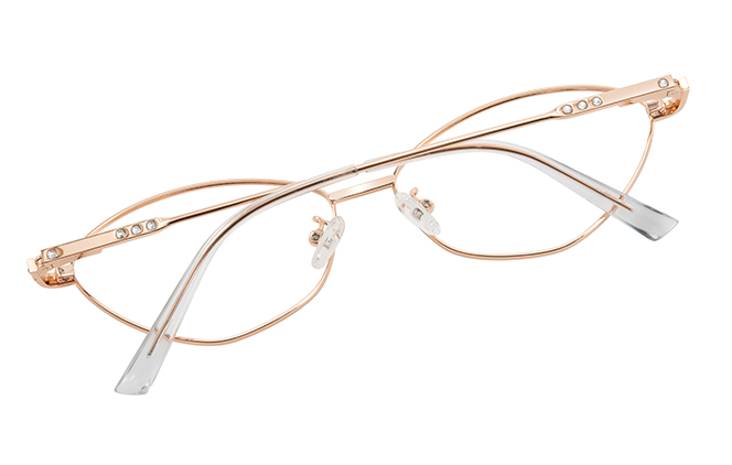 100395 Geometric Spring Hinge Eyeglasses