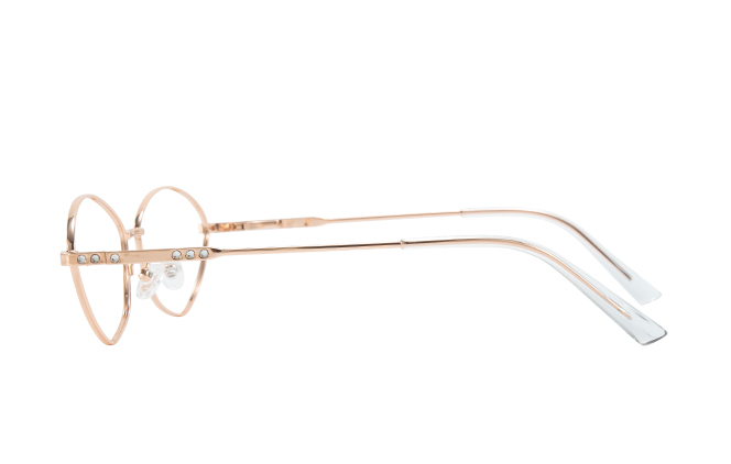 100395 Geometric Spring Hinge Eyeglasses