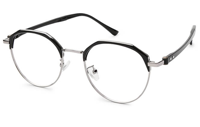 

Wanda Browline Round Eyeglasses