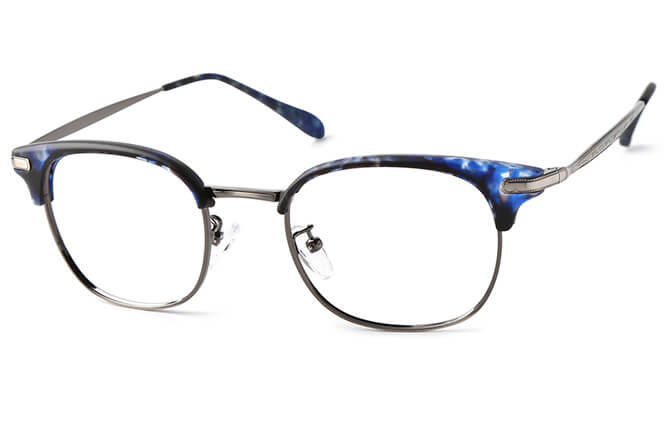 

Brock Browline Rectangle Eyeglasses