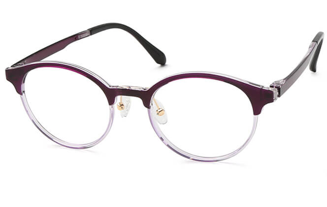 

Beyonce Browline Eyeglasses, Purple
