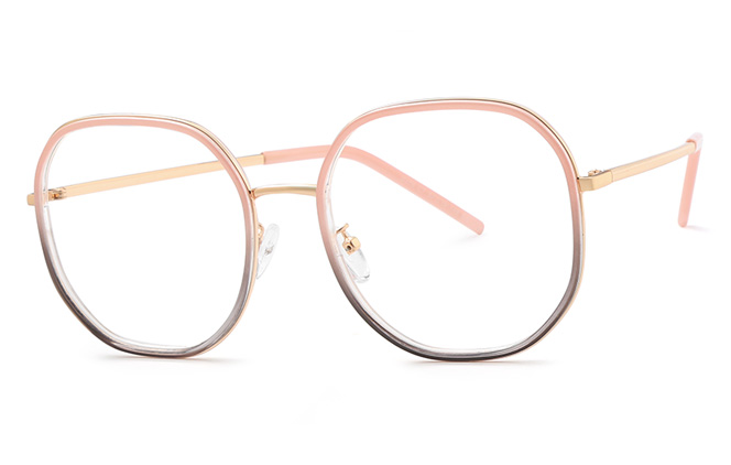 

200572 Square Glasses, Pink