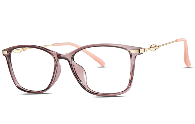 

200627 Rectangle Eyeglasses, Purple