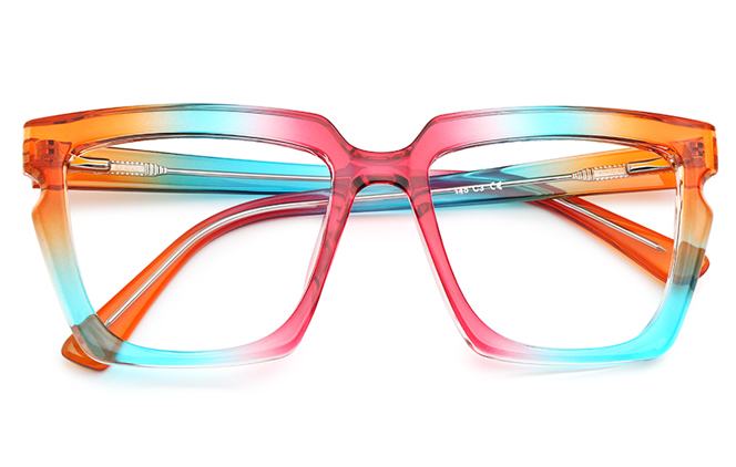 200640 Square Spring Hinge Eyeglasses