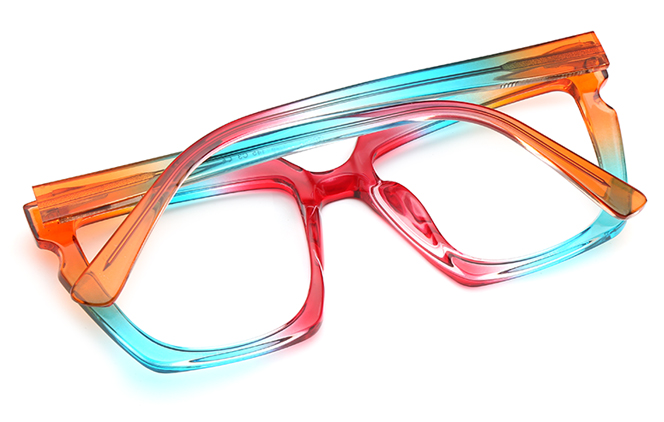 200640 Square Spring Hinge Eyeglasses