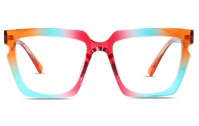 200640 Square Spring Hinge Eyeglasses