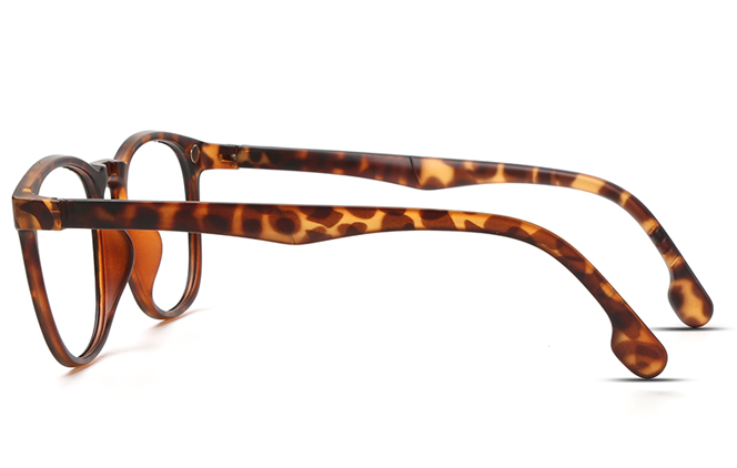 200642 Round Spring Hinge Magnetic Clip on Eyeglasses  