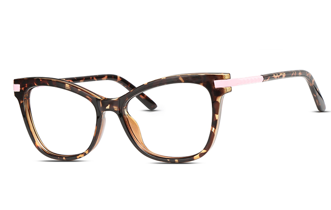 

200663 Cateye Spring Hinge Eyeglasses, Tortoiseshell
