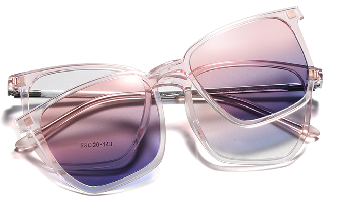 200675 Square Magnetic Clip on Glasses