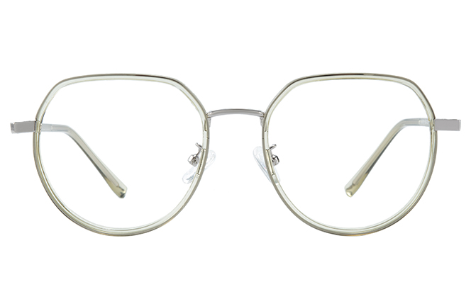 200780 Geometric Magnetic Clip on Eyeglasses