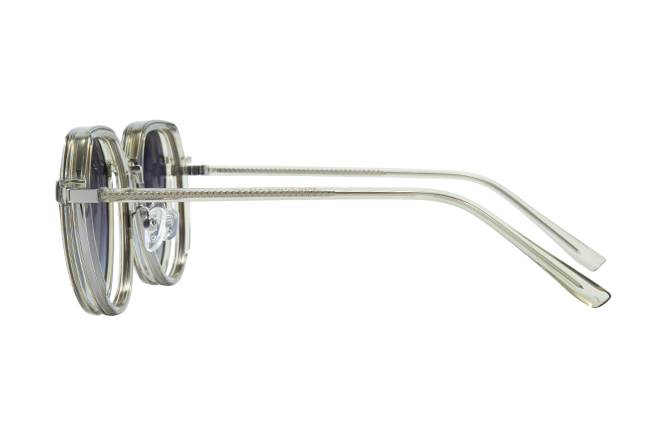 200780 Geometric Magnetic Clip on Eyeglasses