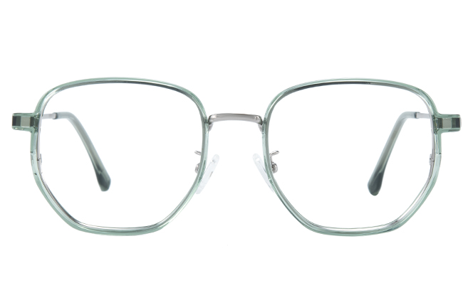 200783 Geometric Magnetic Clip on Eyeglasses