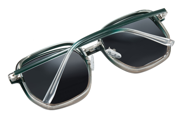 200787 Geometric Magnetic Clip on Eyeglasses